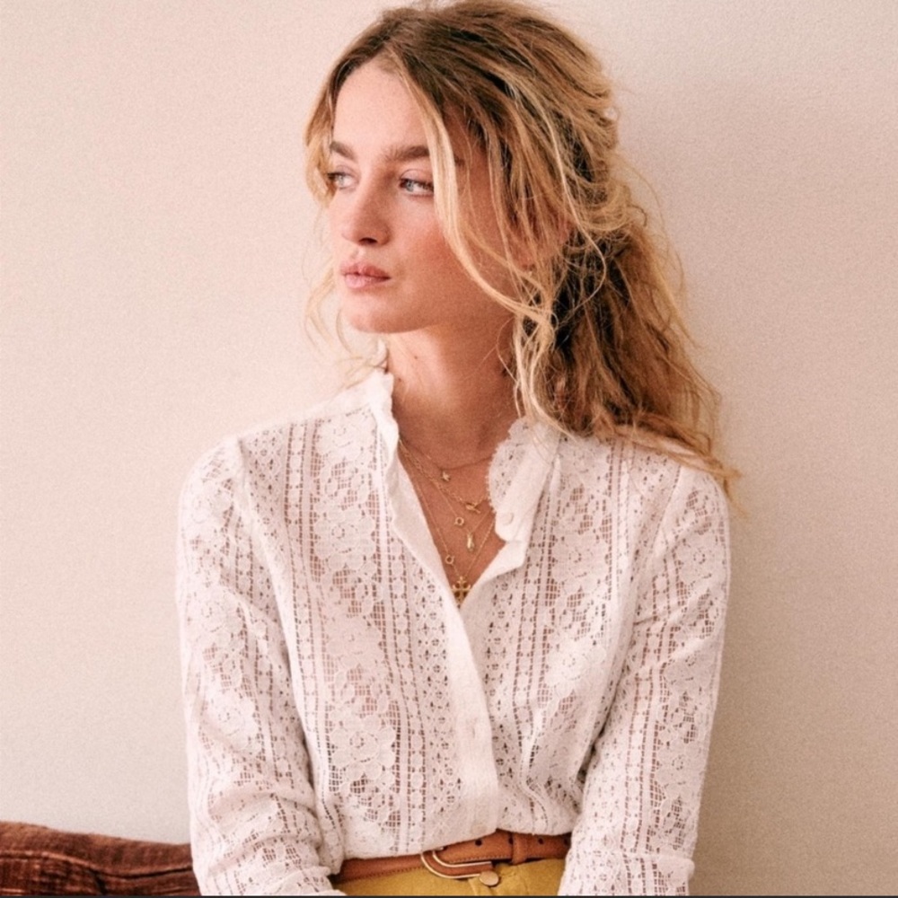BNWT Sezane Cuszo Shirt size 34